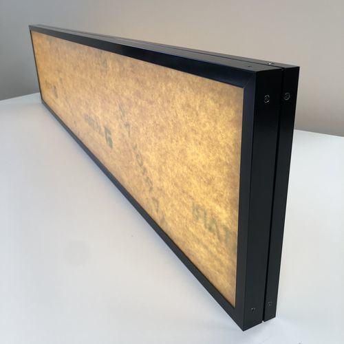 Double Sided Under Awning LED Light Box Sign