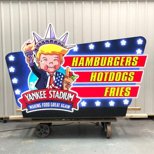 SWIFT Motorised Folding 3D Signage for Mobile Food Catering Vehicles